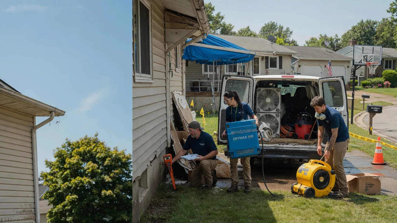 Ceiling Leak Cleanup in Springville, NY near me